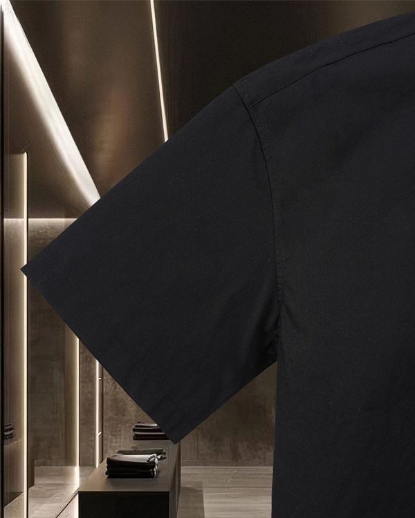 ブランドシャツ角部分ディテール